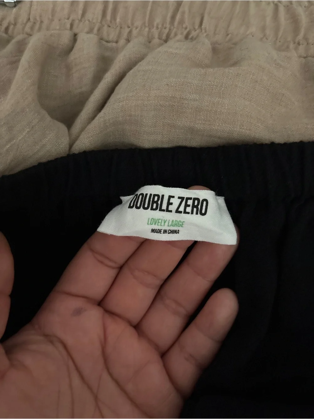 Double Zero flowing black